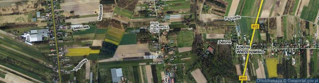 Zdjęcie satelitarne Dworska ul.